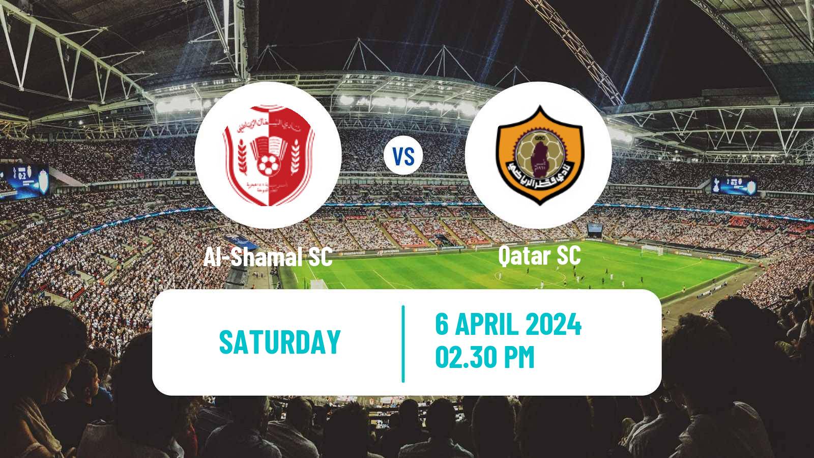 Soccer Qatar QSL Al-Shamal - Qatar SC