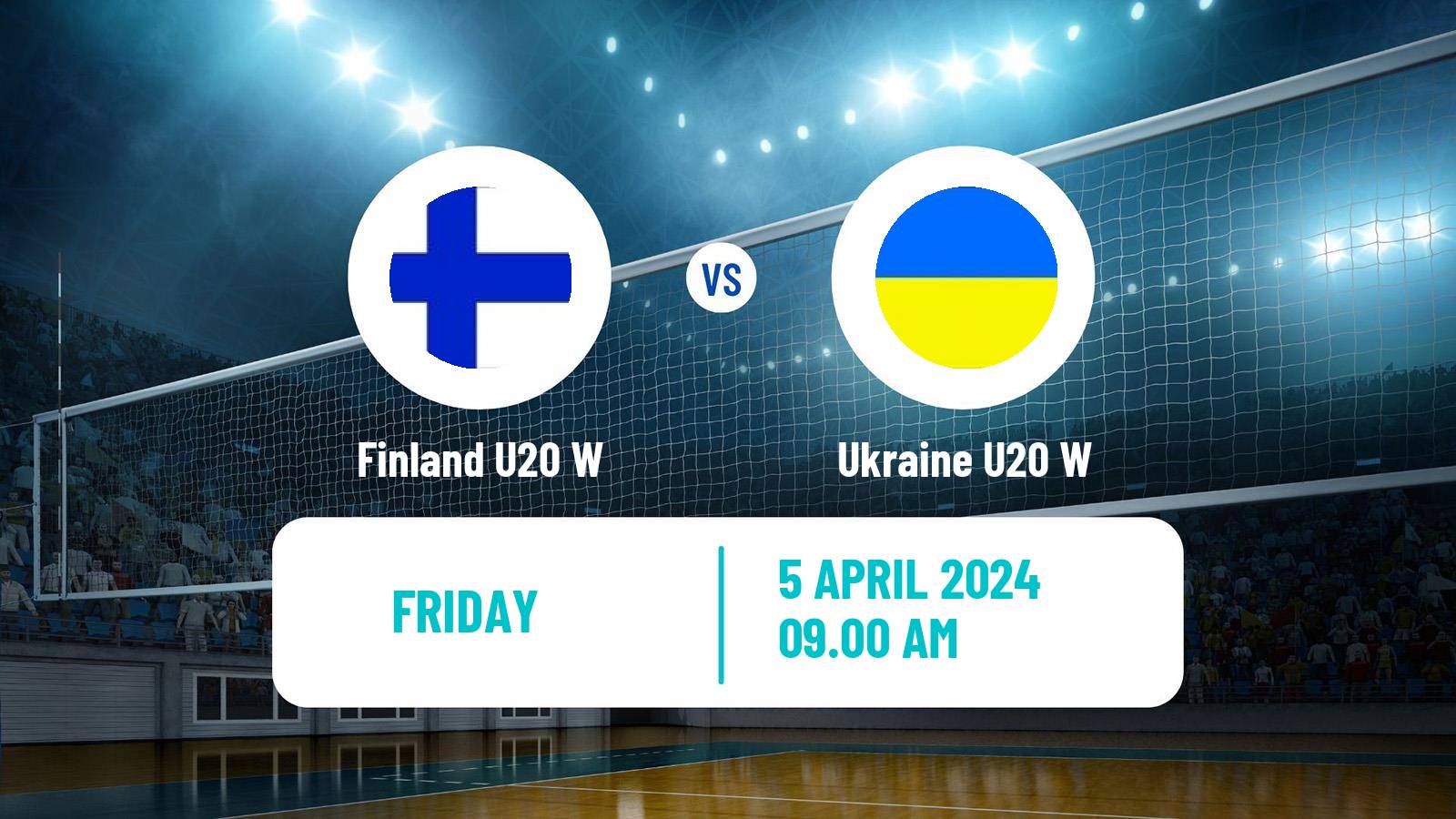 Volleyball European Championship U20 Volleyball Women Finland U20 W - Ukraine U20 W