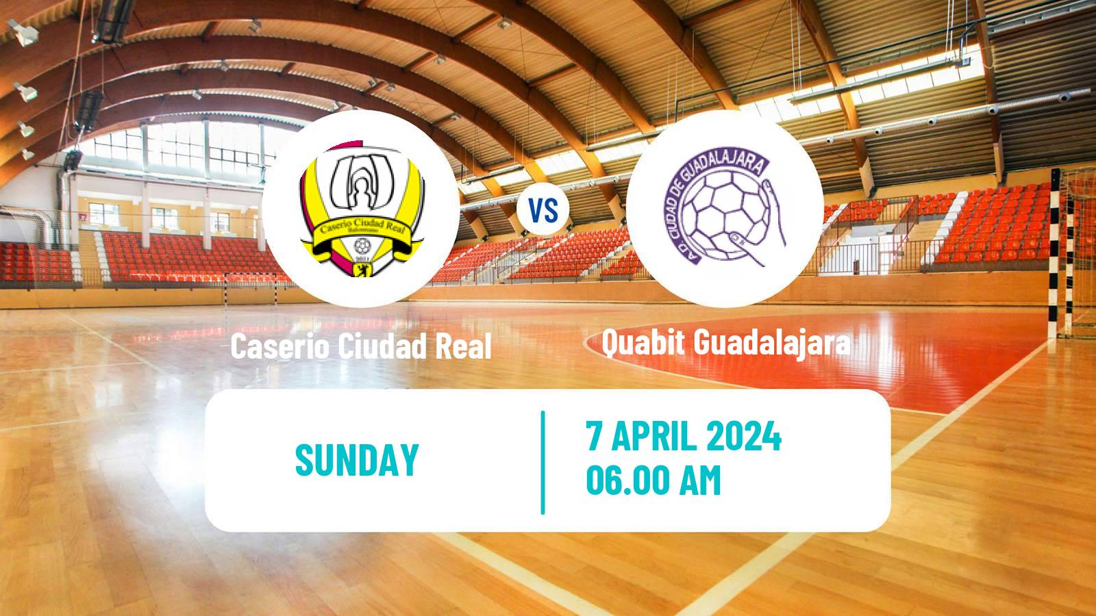 Handball Spanish Division de Honor Plata Handball Caserio Ciudad Real - Quabit Guadalajara