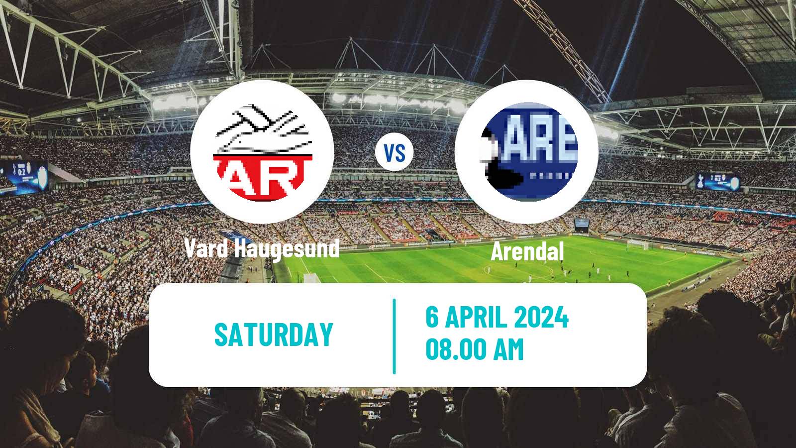 Soccer Norwegian Division 2 - Group 1 Vard Haugesund - Arendal