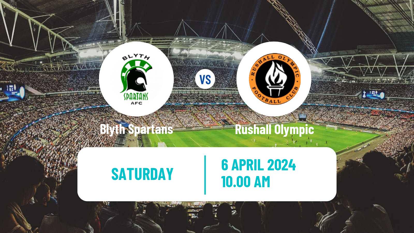 Soccer English National League North Blyth Spartans - Rushall Olympic