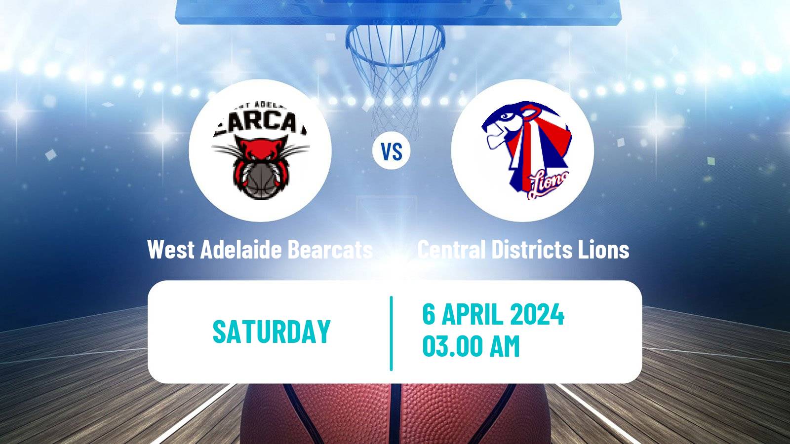 Basketball Australian NBL1 Central Women West Adelaide Bearcats - Central Districts Lions