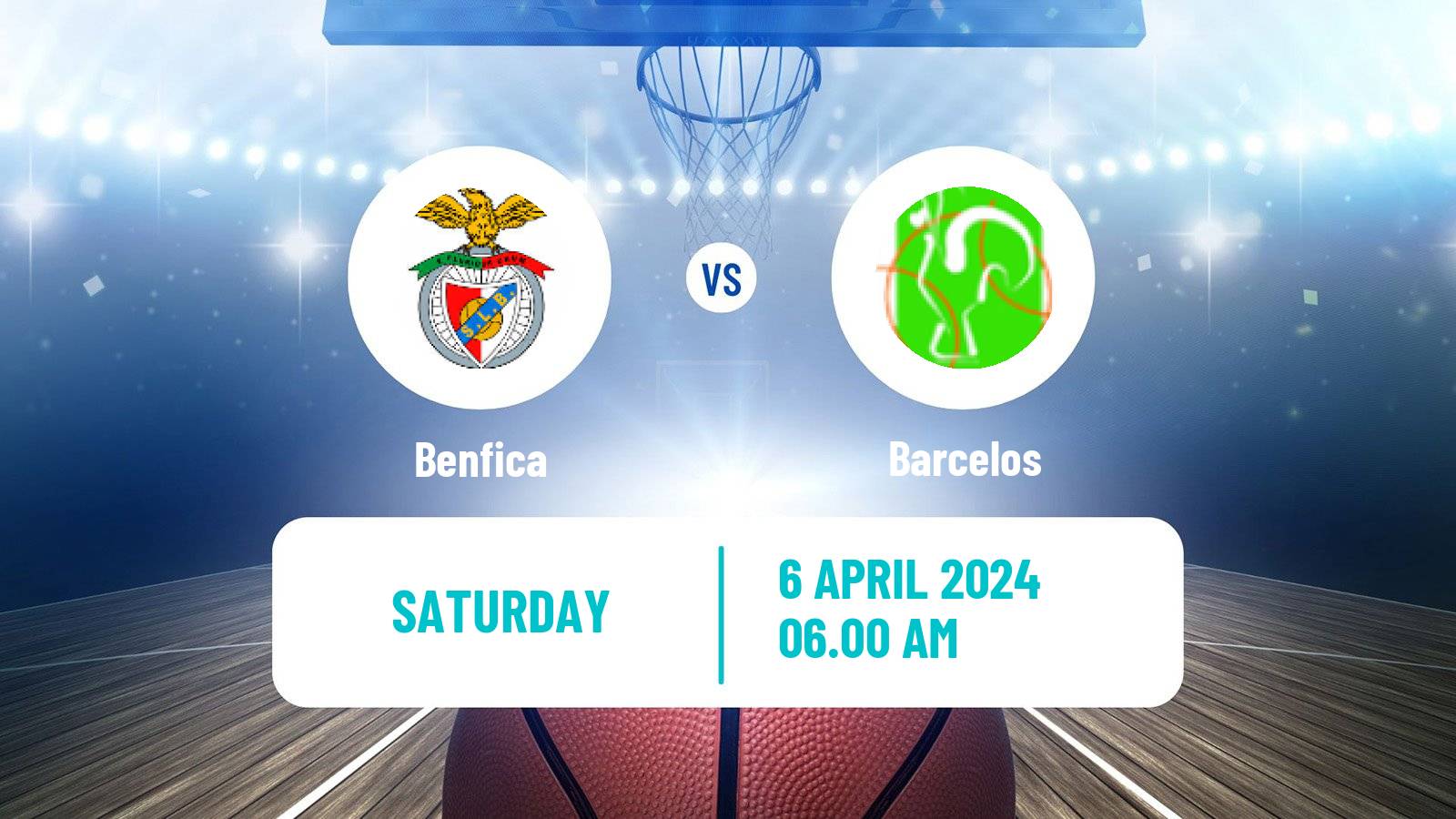Basketball Portuguese LFB Benfica - Barcelos