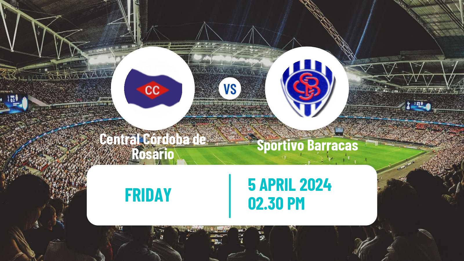 Soccer Argentinian Primera C Central Córdoba de Rosario - Sportivo Barracas