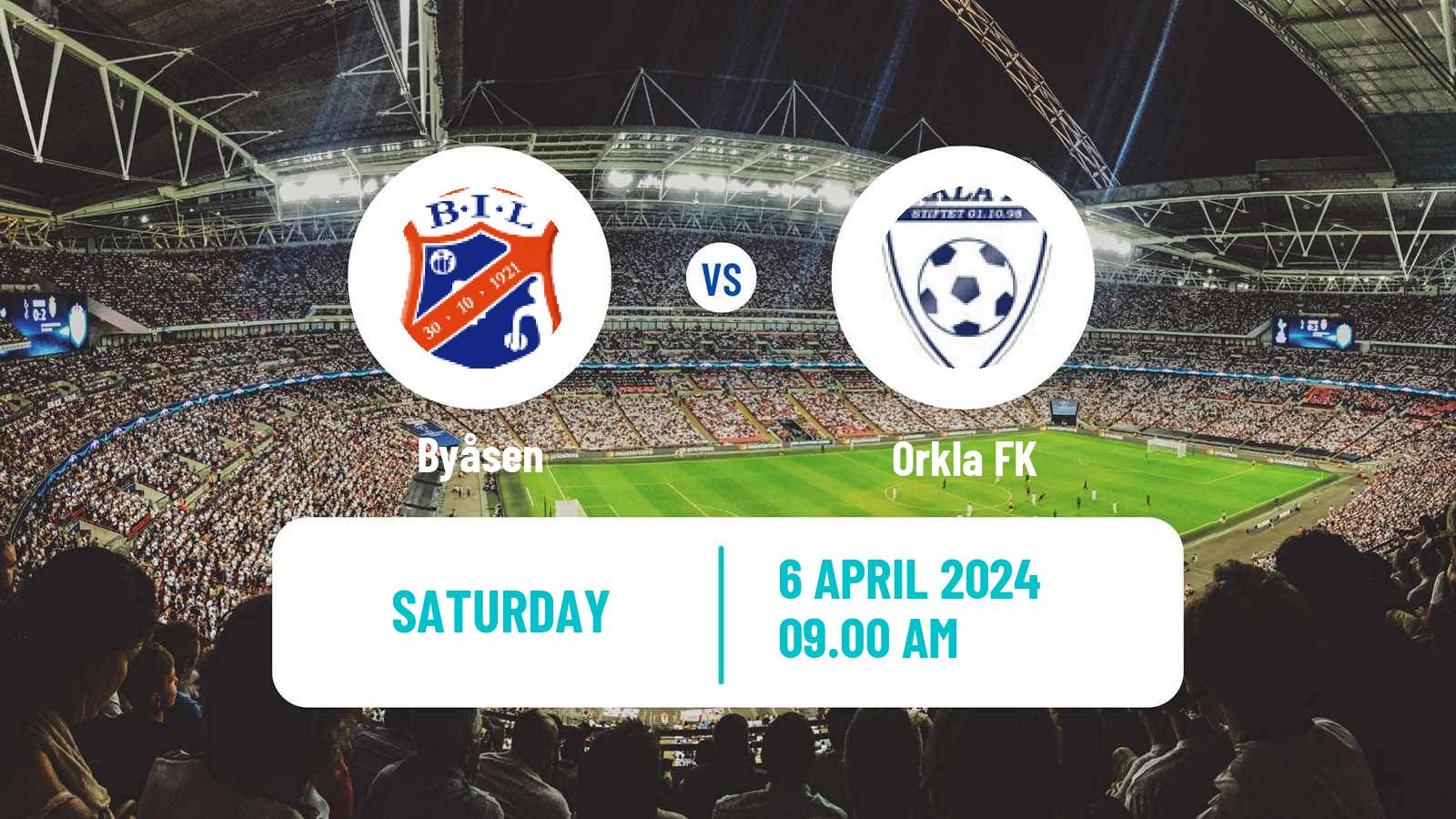 Soccer Norwegian Division 3 - Group 4 Byåsen - Orkla FK