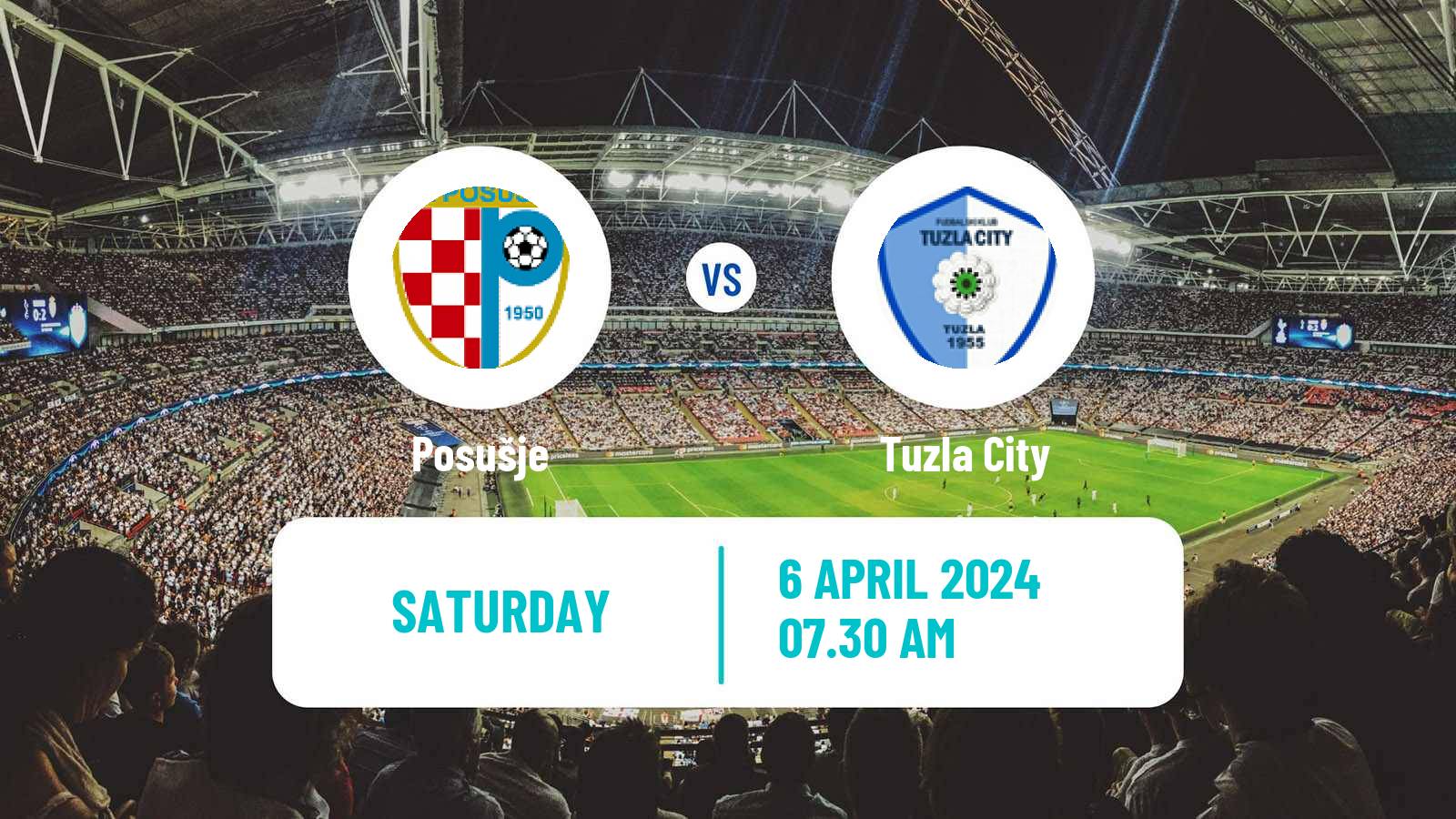 Soccer Bosnian Premier League Posušje - Tuzla City