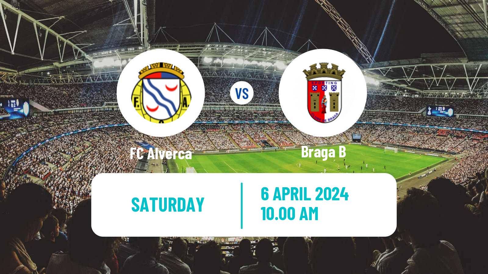 Soccer Portuguese Liga 3 Alverca - Braga B