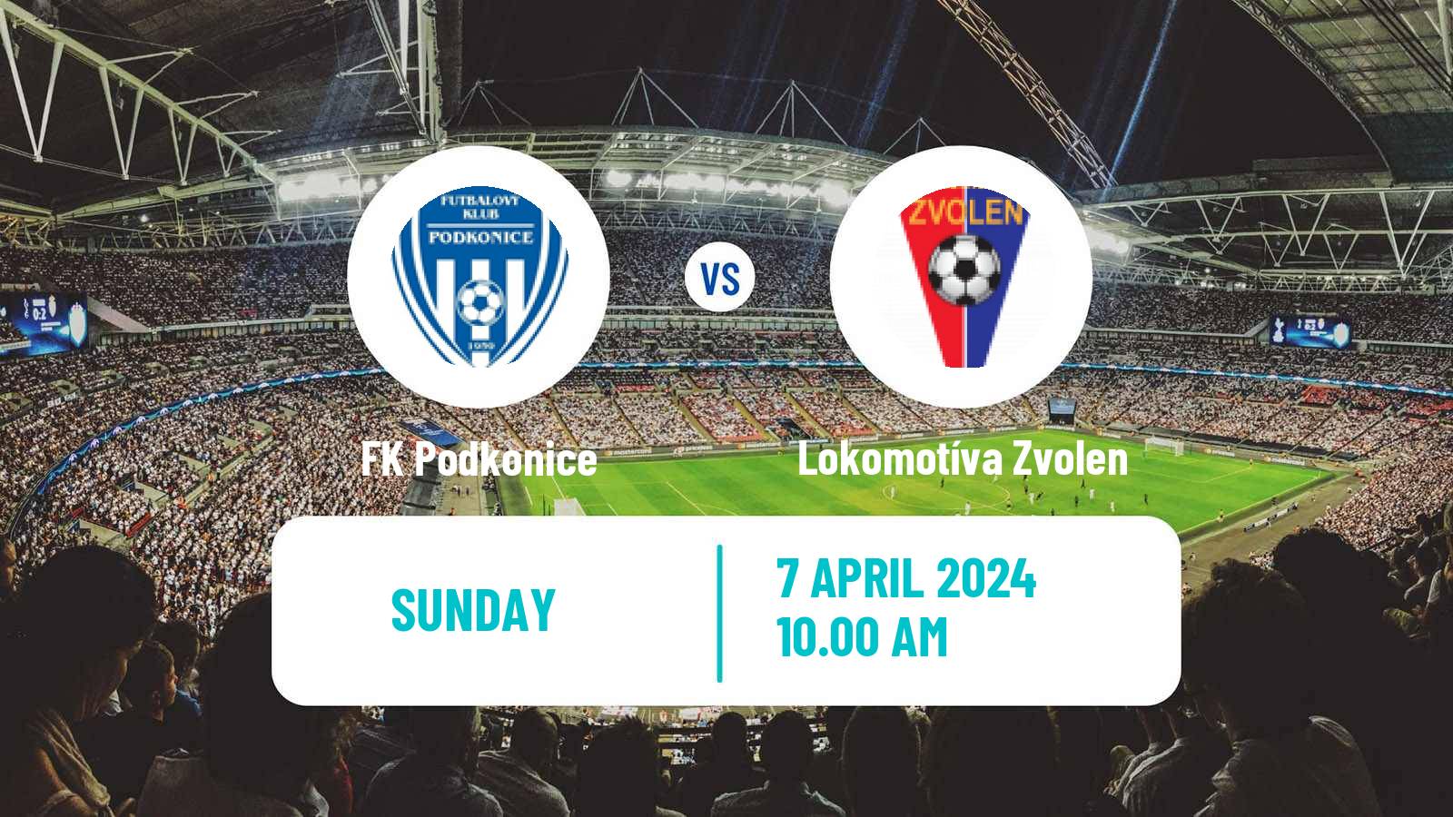 Soccer Slovak 3 Liga West Podkonice - Lokomotíva Zvolen