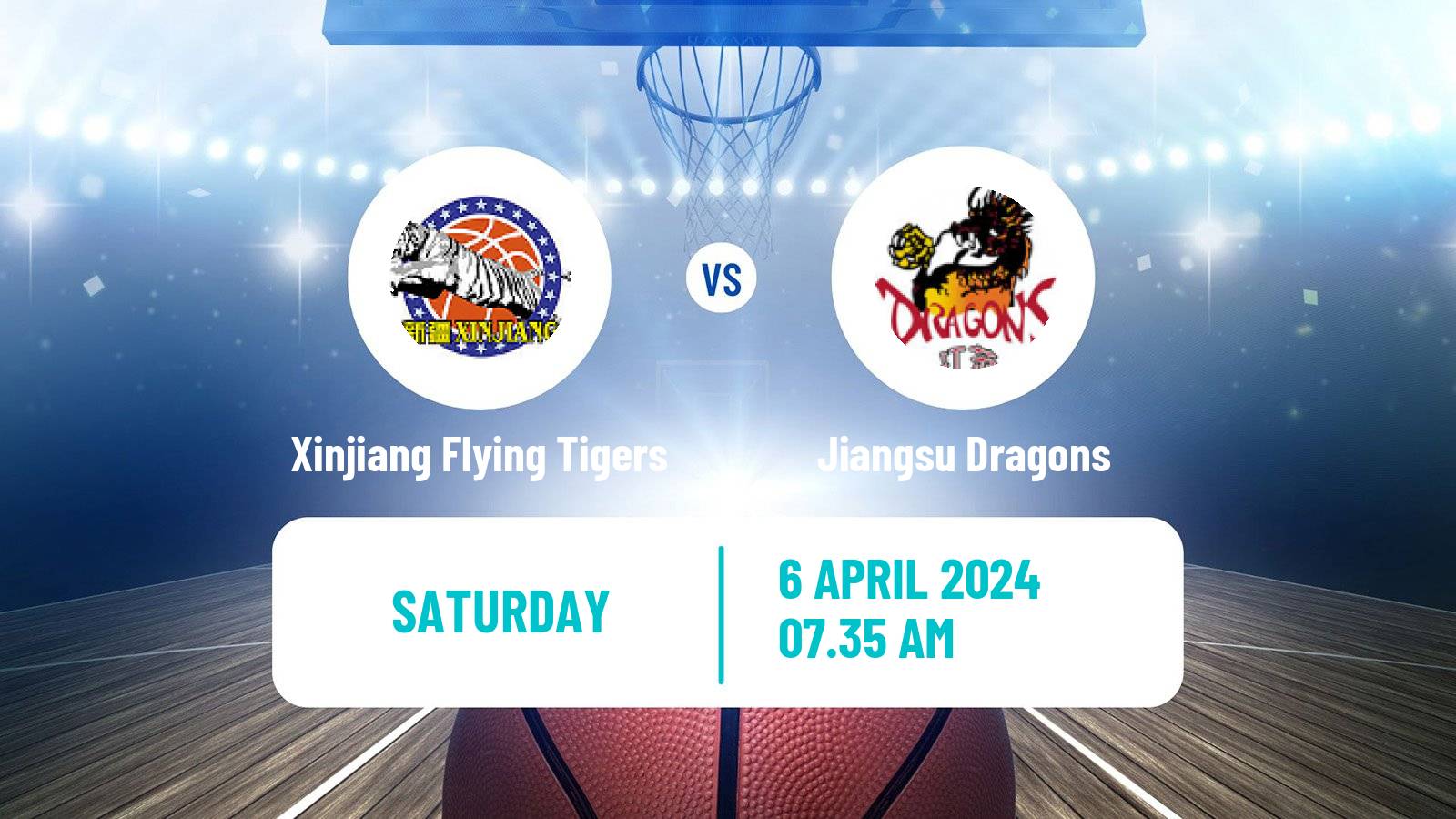 Basketball CBA Xinjiang Flying Tigers - Jiangsu Dragons