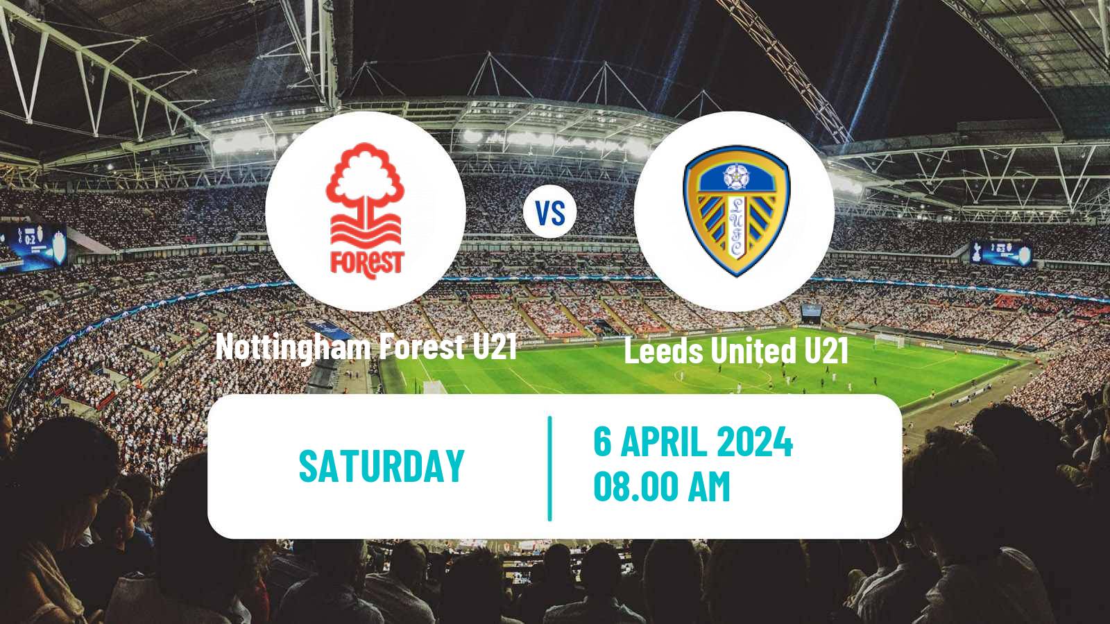 Soccer English Premier League 2 Nottingham Forest U21 - Leeds United U21