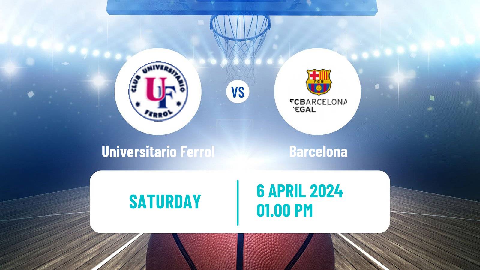 Basketball Spanish Liga Femenina Basketball Universitario Ferrol - Barcelona