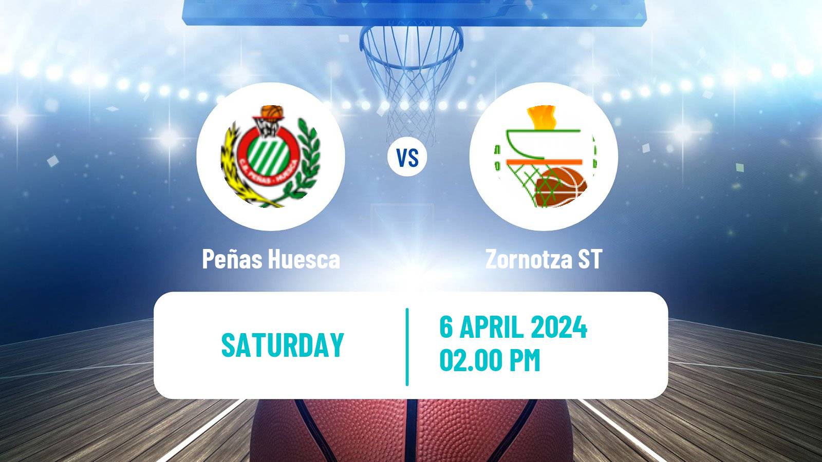 Basketball Spanish LEB Plata Peñas Huesca - Zornotza ST