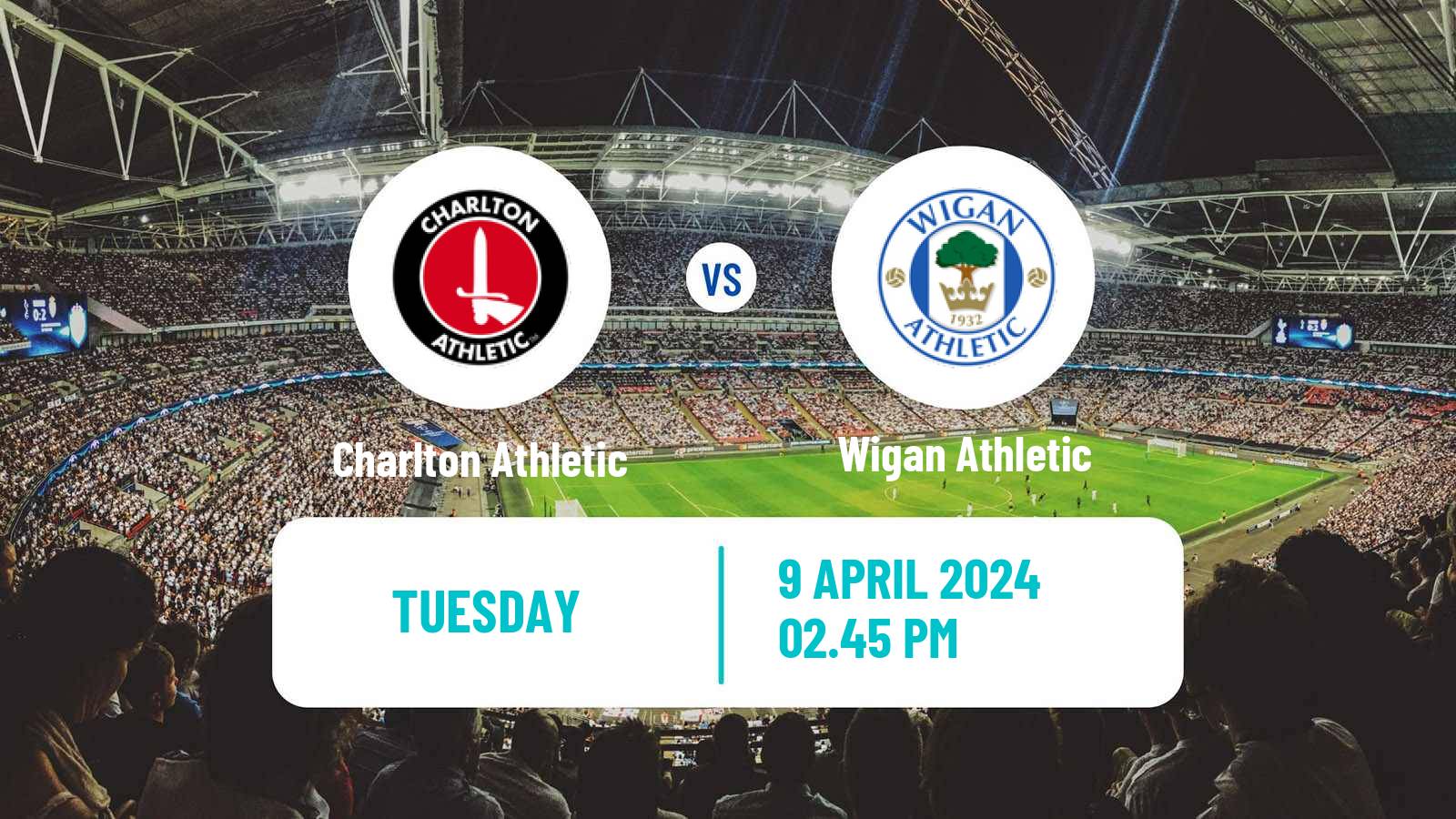 Soccer English League One Charlton Athletic - Wigan Athletic