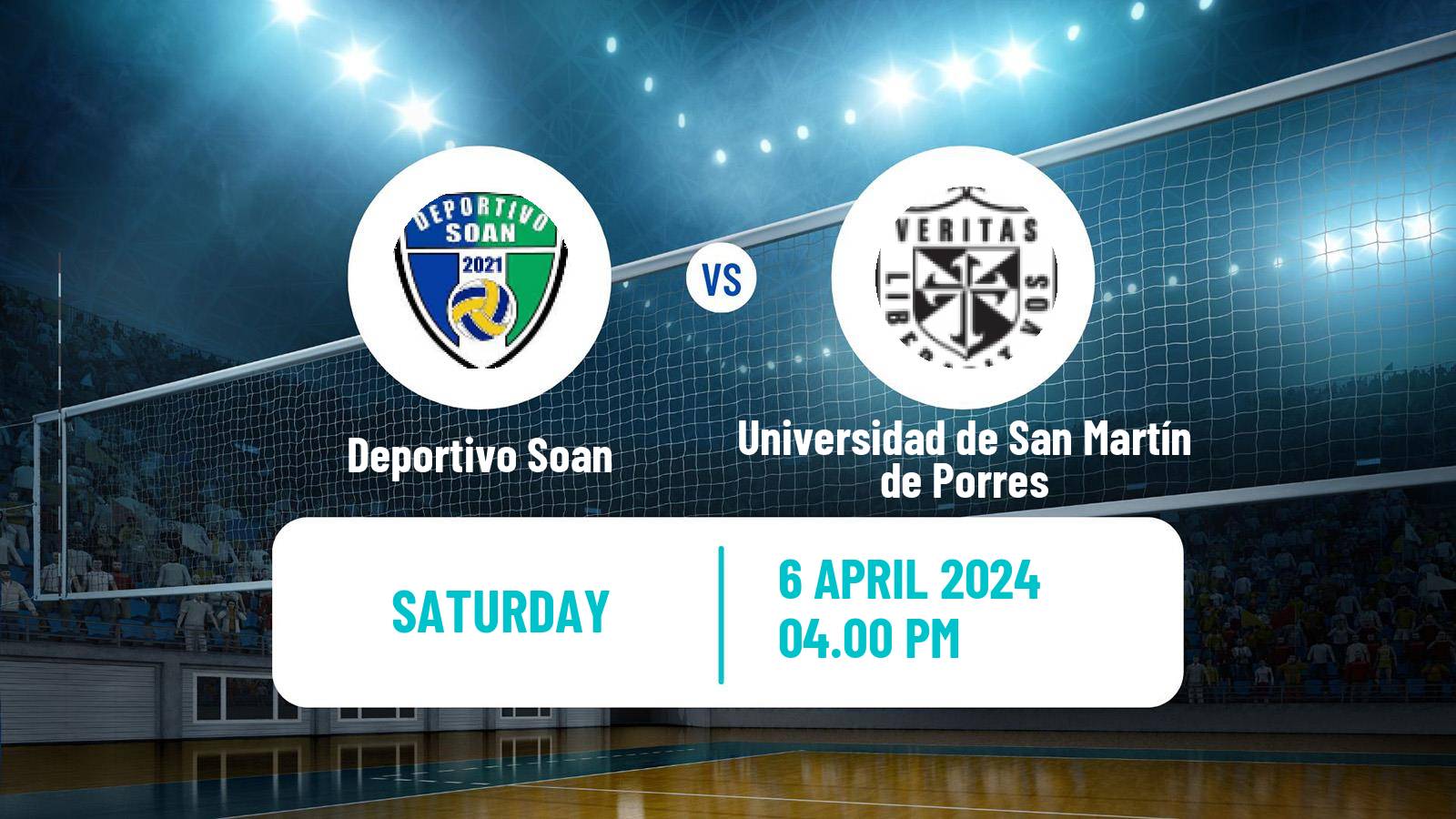 Volleyball Peruvian LNSV Women Deportivo Soan - Universidad de San Martín de Porres