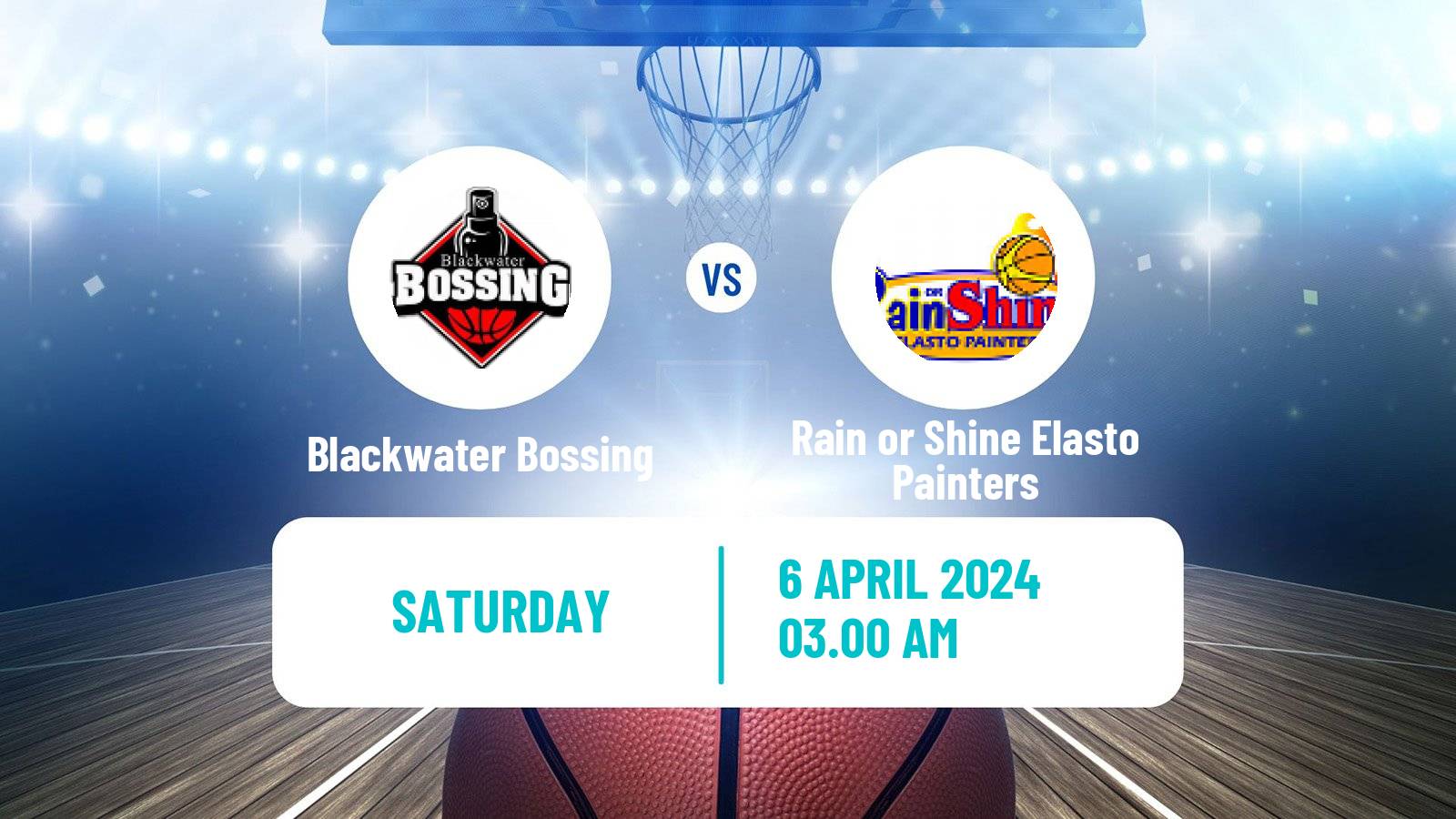 Basketball Philippines Cup Blackwater Bossing - Rain or Shine Elasto Painters