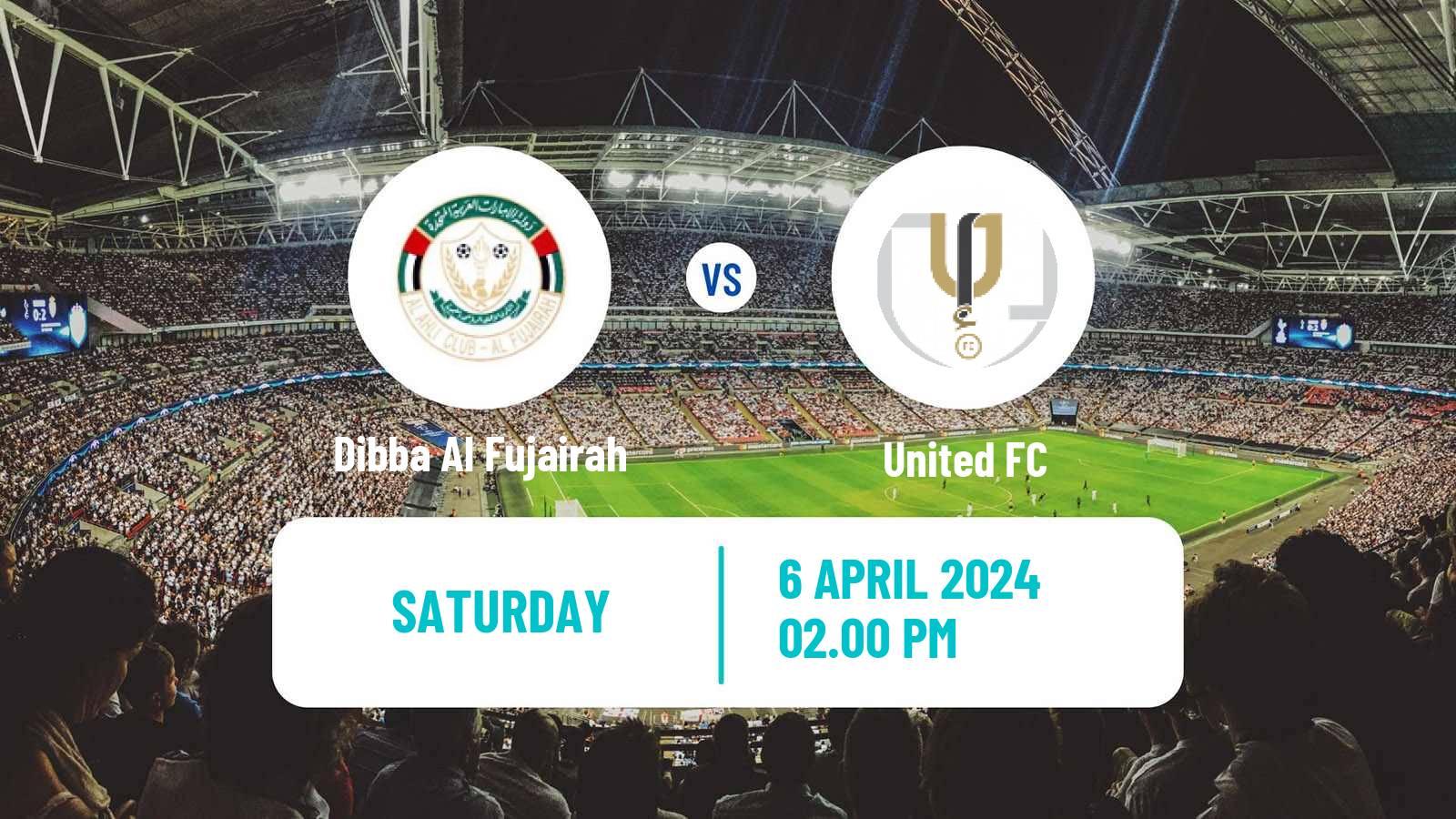 Soccer UAE Division 1 Dibba Al Fujairah - United FC