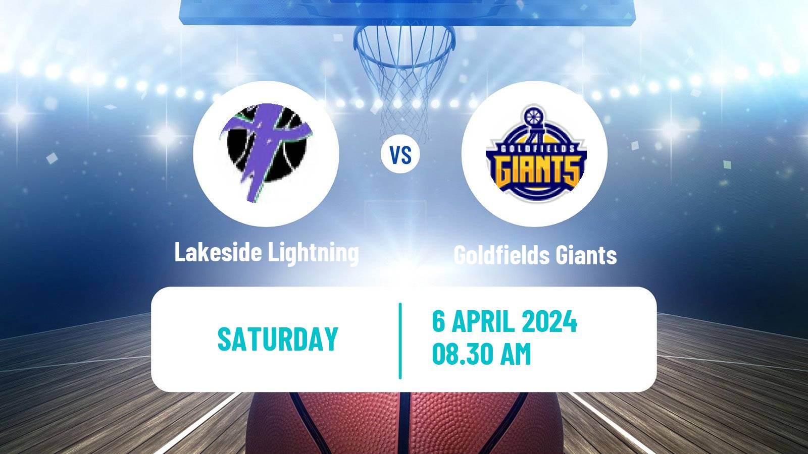 Basketball Australian NBL1 West Lakeside Lightning - Goldfields Giants