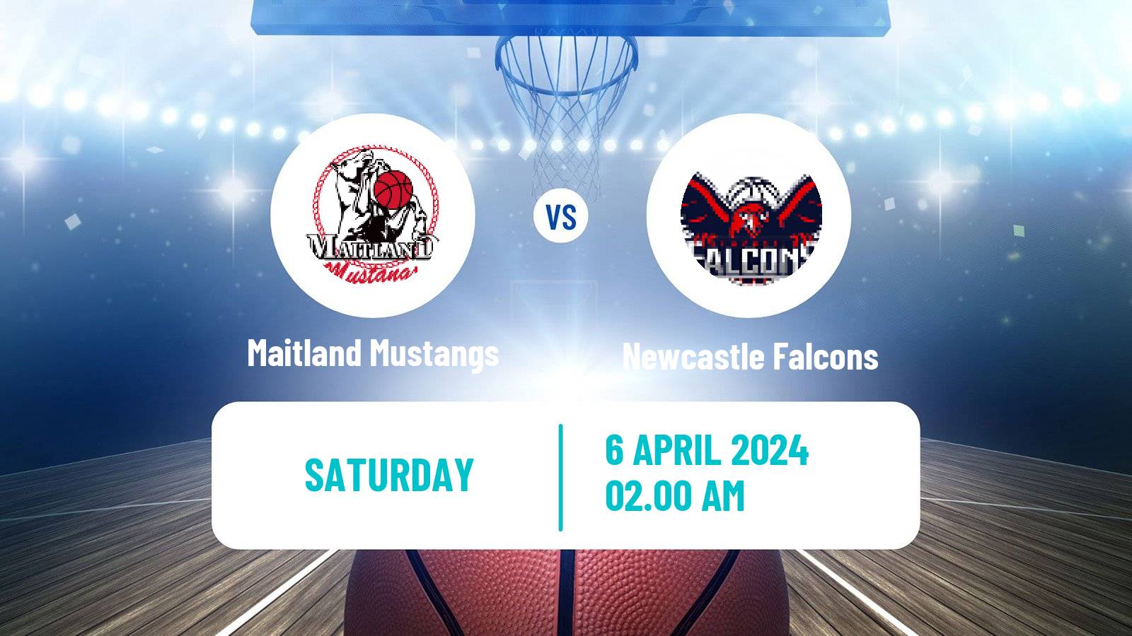 Basketball Australian NBL1 East Women Maitland Mustangs - Newcastle Falcons
