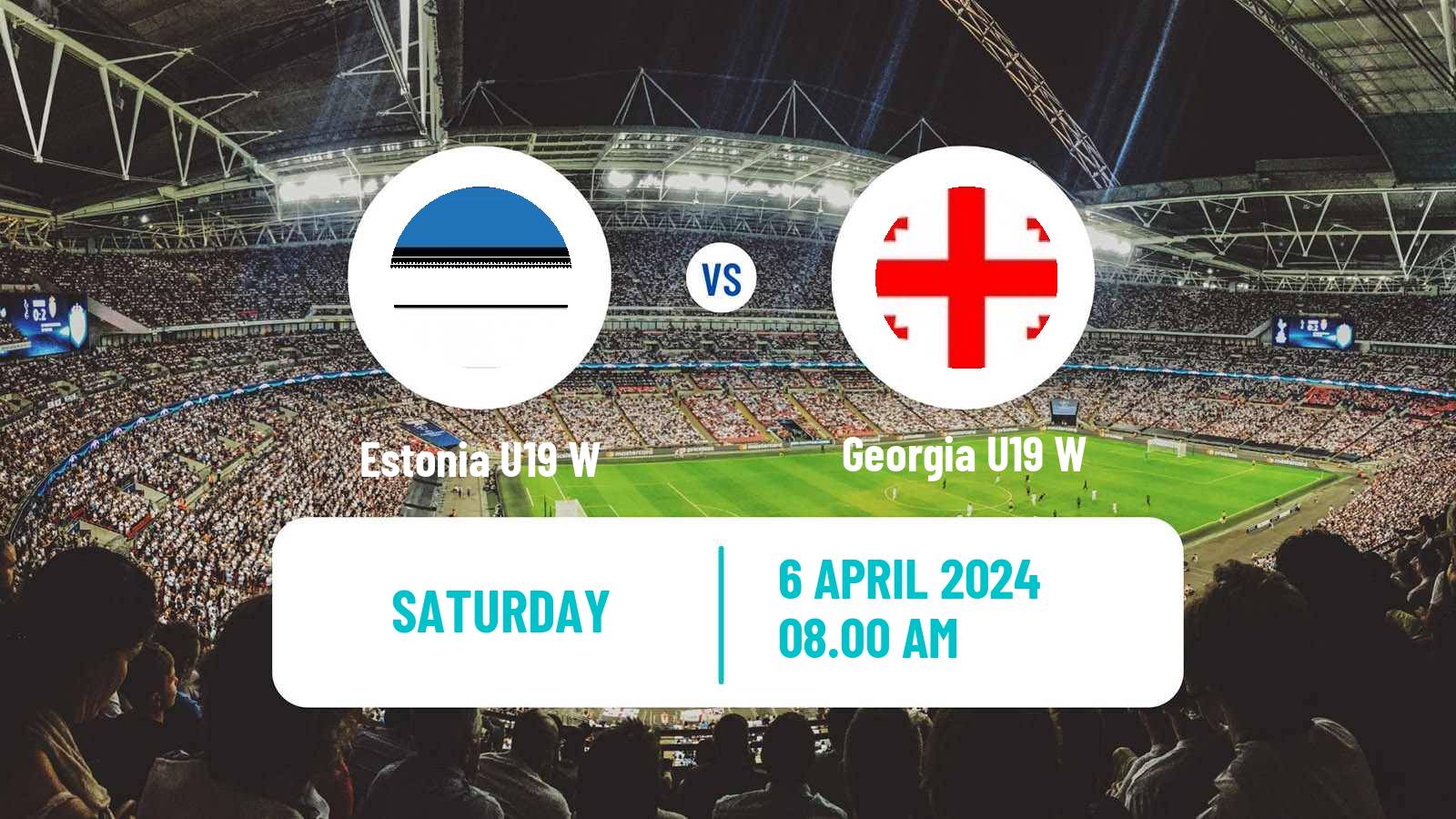 Soccer UEFA Euro U19 Women Estonia U19 W - Georgia U19 W