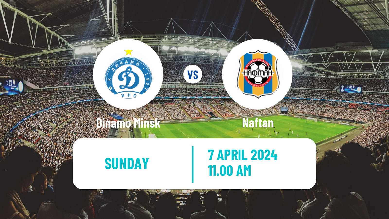 Soccer Belarusian Vysshaya Liga Dinamo Minsk - Naftan