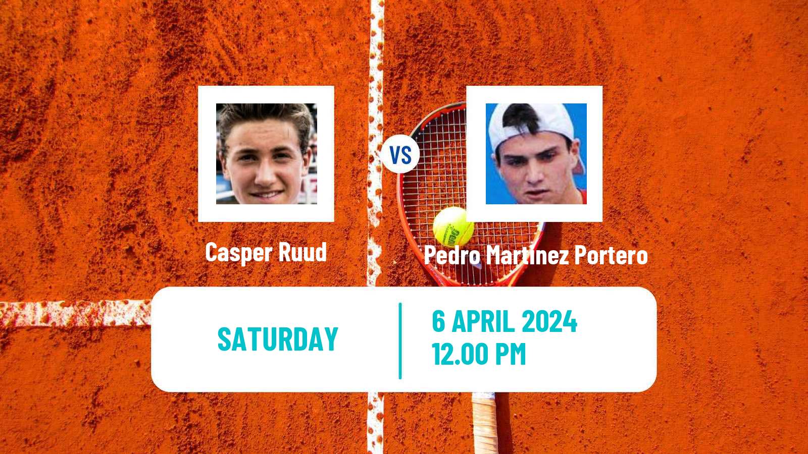 Tennis ATP Estoril Casper Ruud - Pedro Martinez Portero