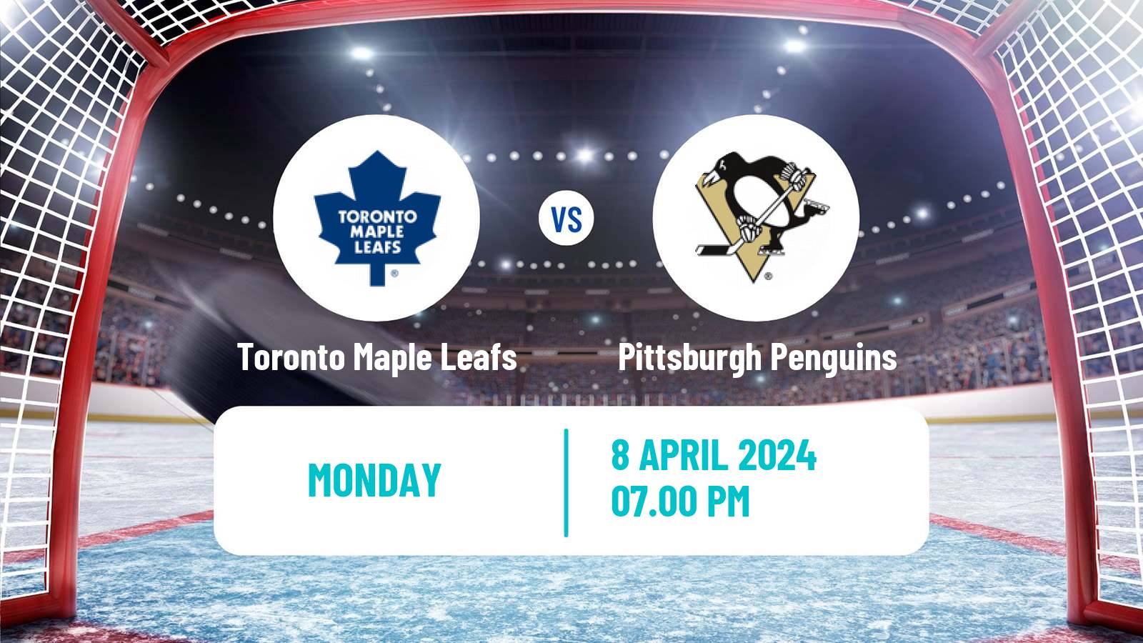Hockey NHL Toronto Maple Leafs - Pittsburgh Penguins