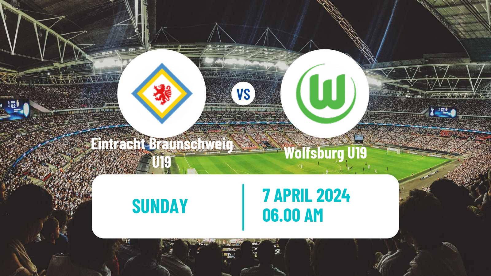 Soccer German Junioren Bundesliga North Eintracht Braunschweig U19 - Wolfsburg U19