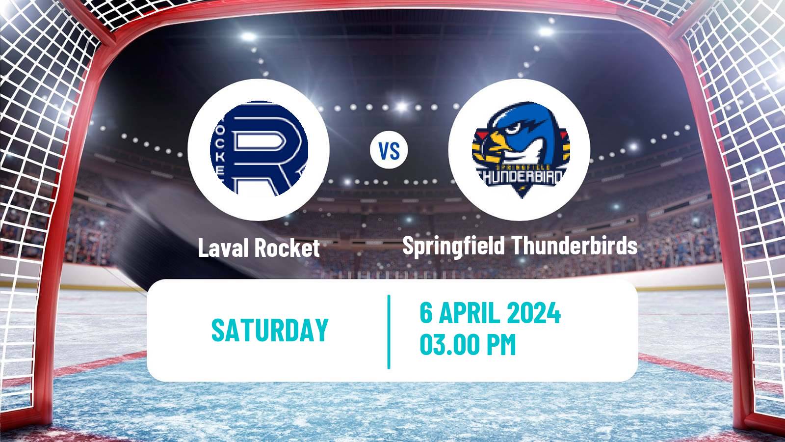Hockey AHL Laval Rocket - Springfield Thunderbirds