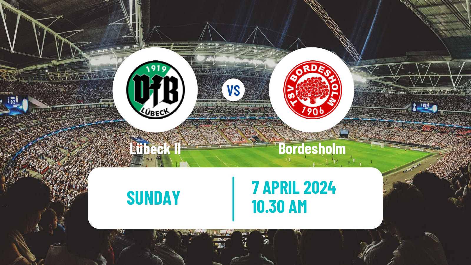 Soccer German Oberliga Schleswig-Holstein Lübeck II - Bordesholm