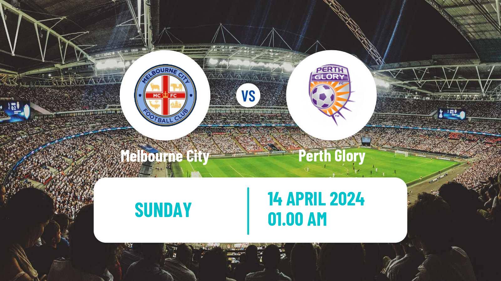 Soccer Australian A-League Melbourne City - Perth Glory