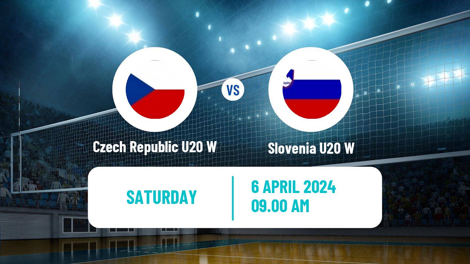 Volleyball European Championship U20 Volleyball Women Czech Republic U20 W - Slovenia U20 W