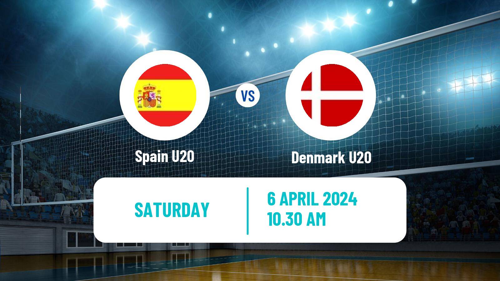 Volleyball European Championship U20 Volleyball Spain U20 - Denmark U20