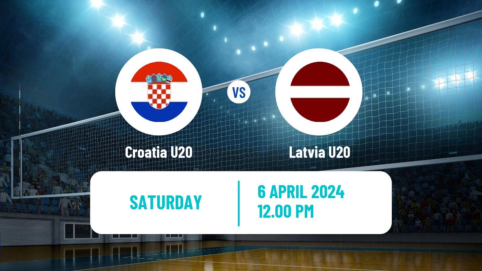 Volleyball European Championship U20 Volleyball Croatia U20 - Latvia U20