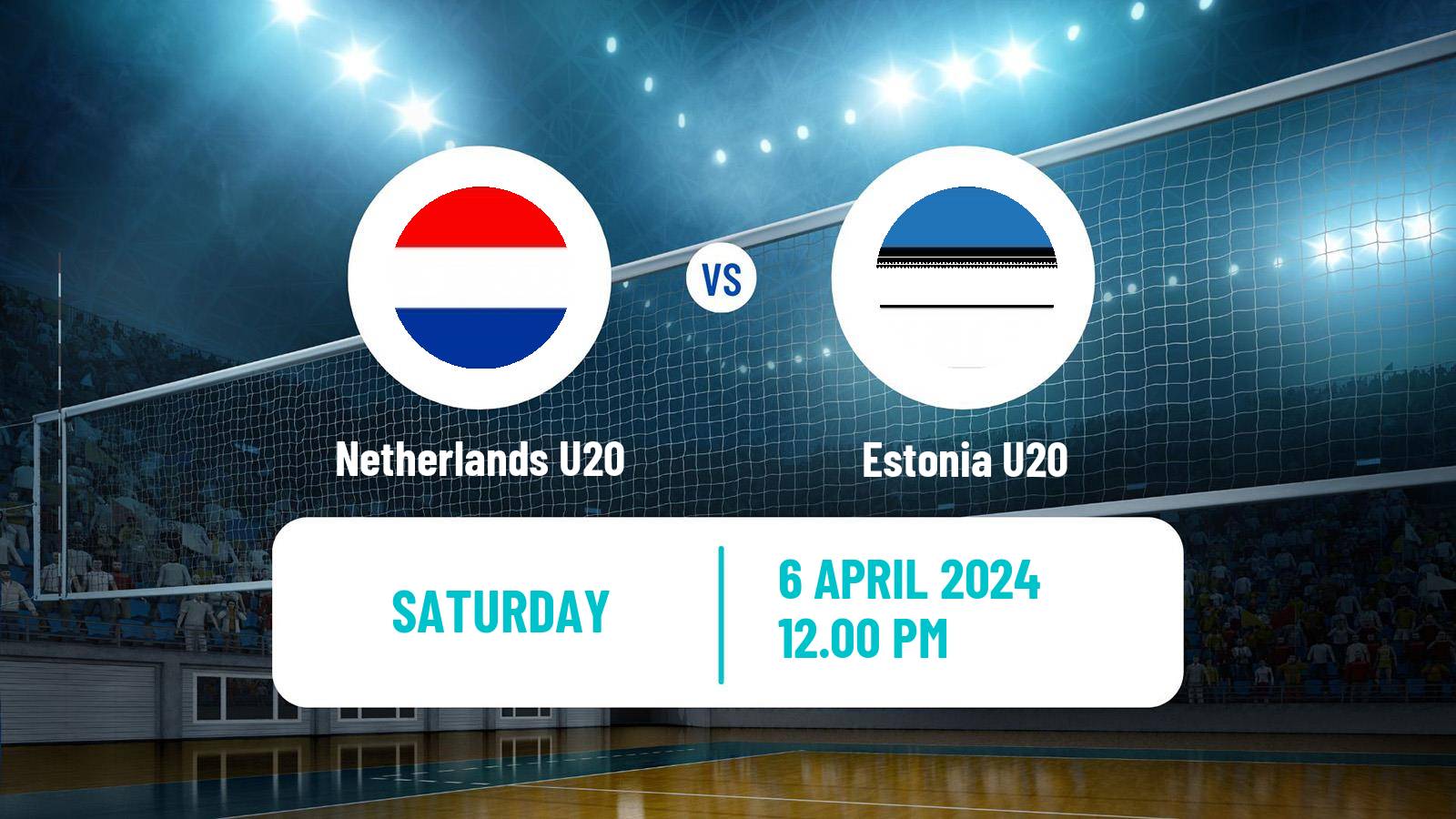 Volleyball European Championship U20 Volleyball Netherlands U20 - Estonia U20