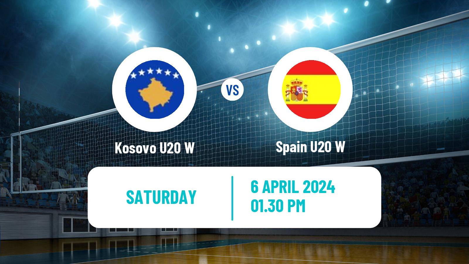 Volleyball European Championship U20 Volleyball Women Kosovo U20 W - Spain U20 W