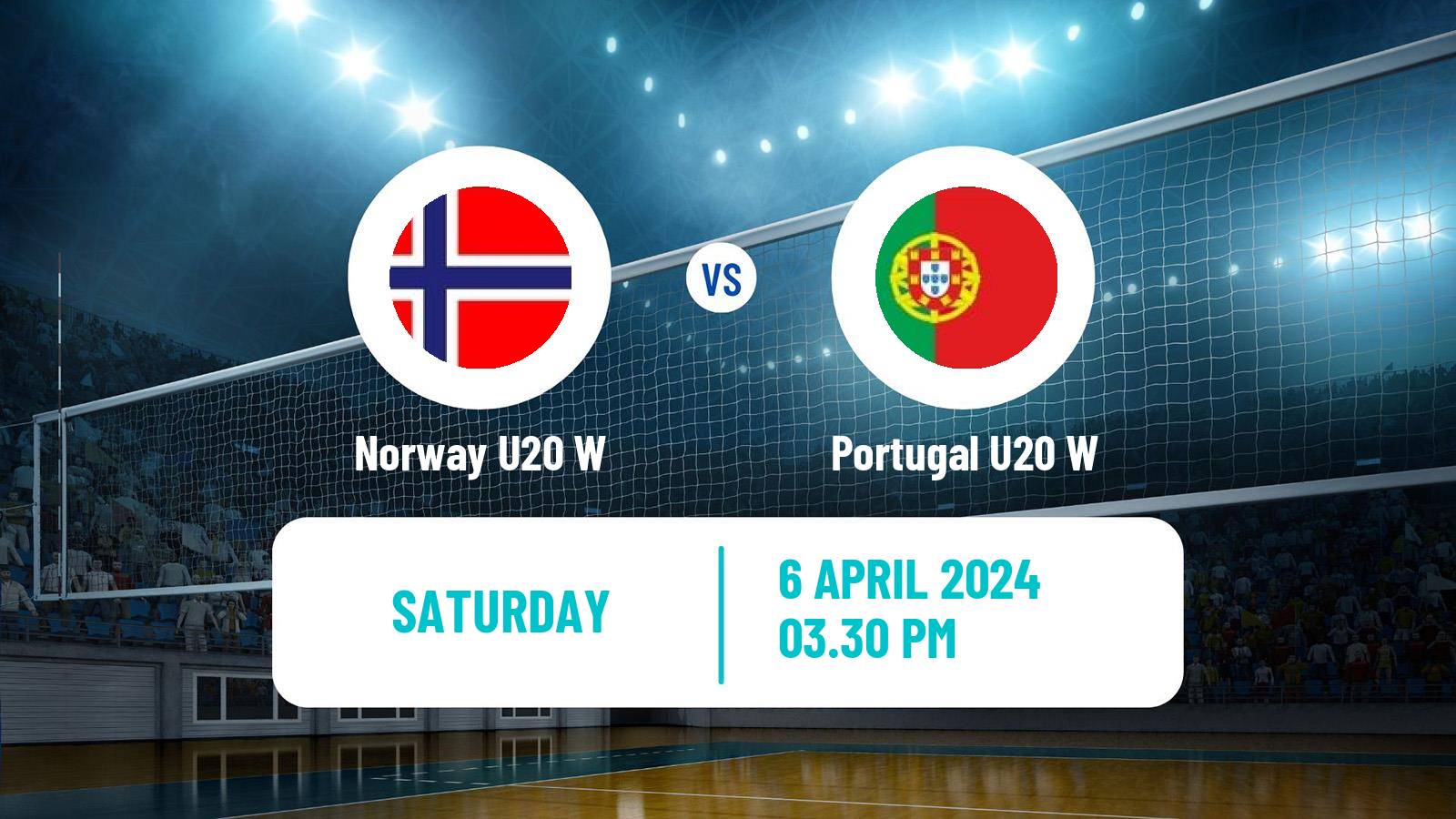 Volleyball European Championship U20 Volleyball Women Norway U20 W - Portugal U20 W