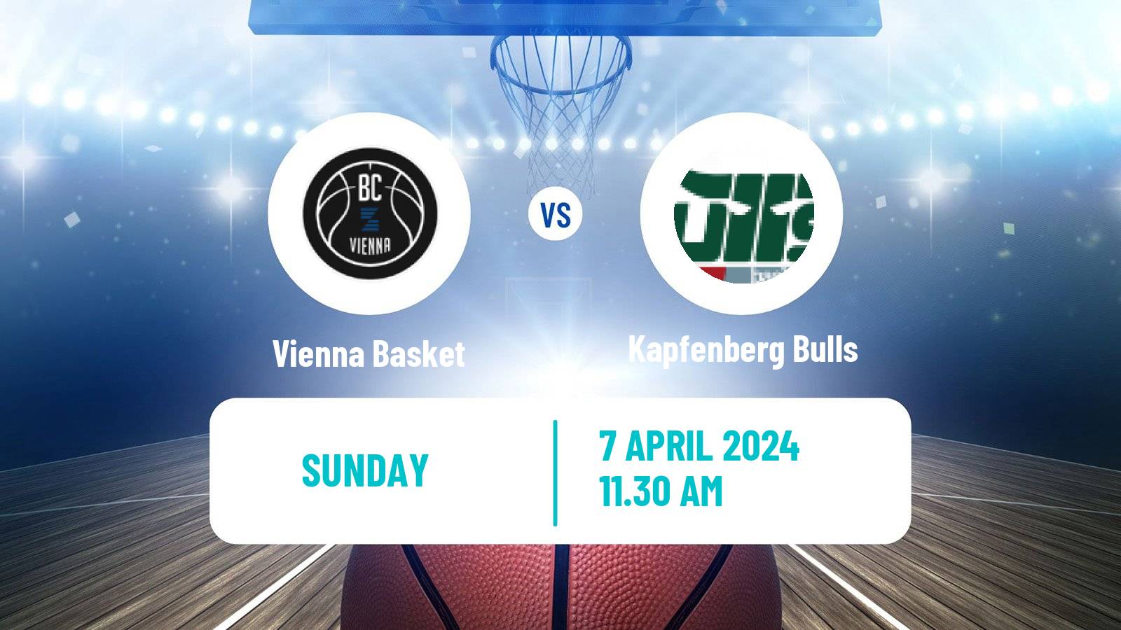 Basketball Austrian Superliga Basketball Vienna Basket - Kapfenberg Bulls