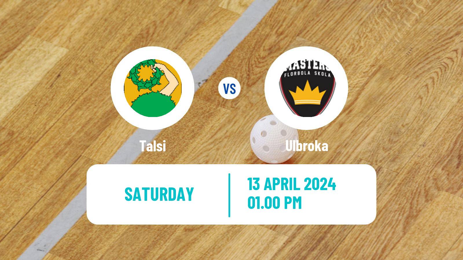 Floorball Latvian Elvi Liga Talsi - Ulbroka