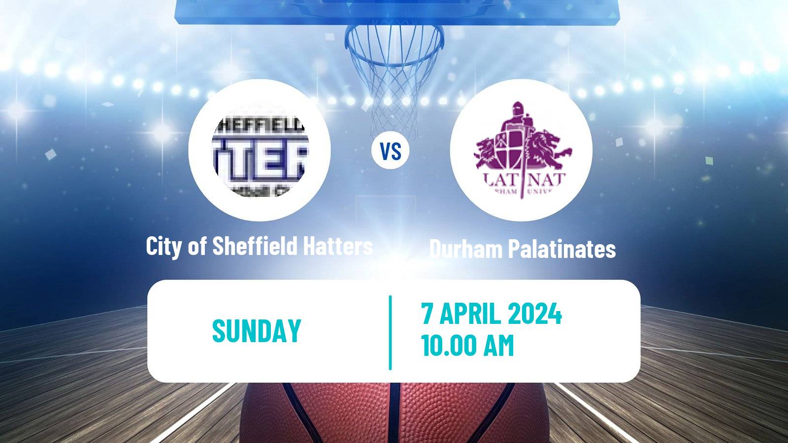 Basketball British WBBL City of Sheffield Hatters - Durham Palatinates