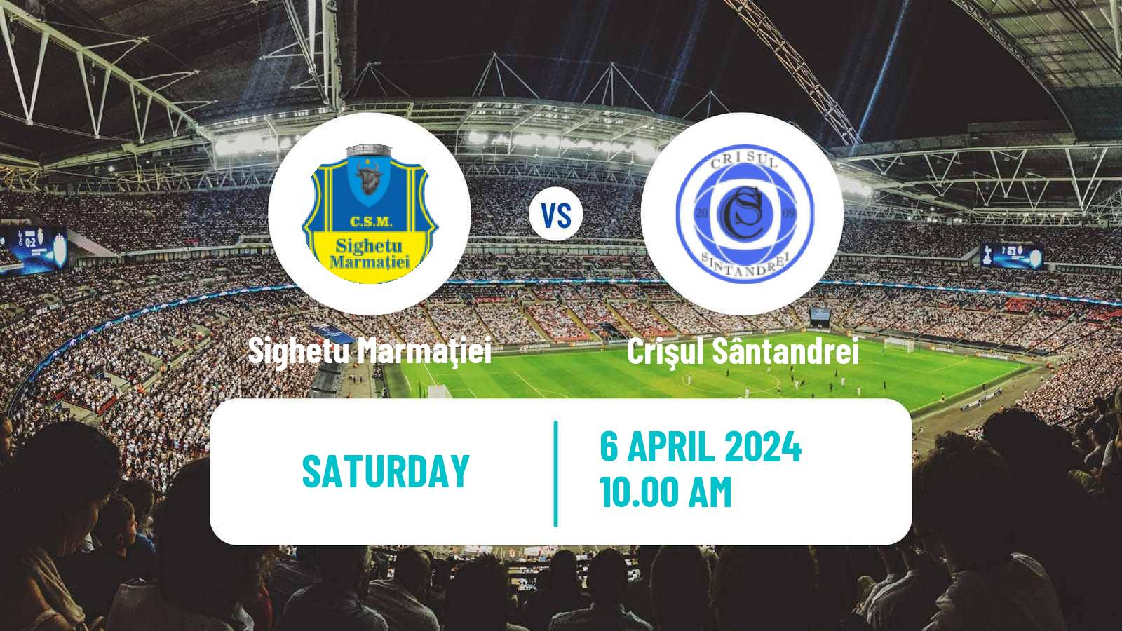 Soccer Romanian Liga 3 - Seria 10 Sighetu Marmaţiei - Crişul Sântandrei