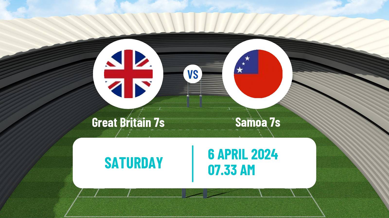 Rugby union Sevens World Series - Hong Kong Great Britain 7s - Samoa 7s