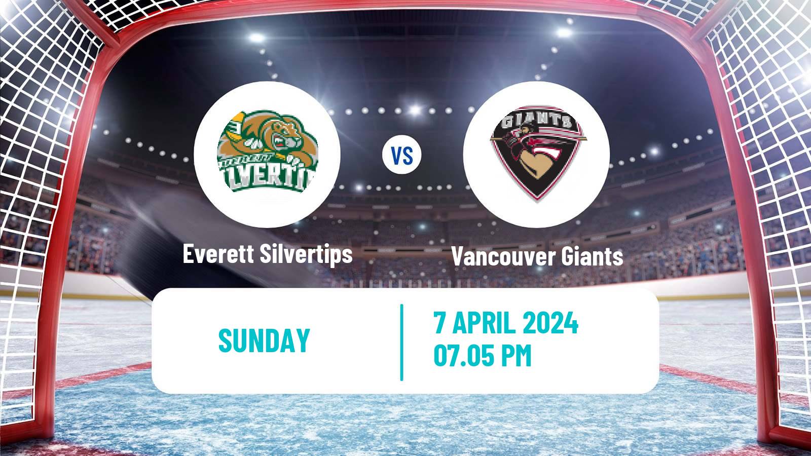 Hockey WHL Everett Silvertips - Vancouver Giants