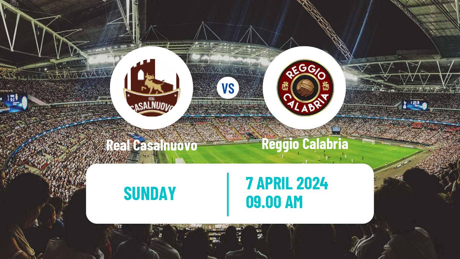 Soccer Italian Serie D - Group I Real Casalnuovo - Reggina