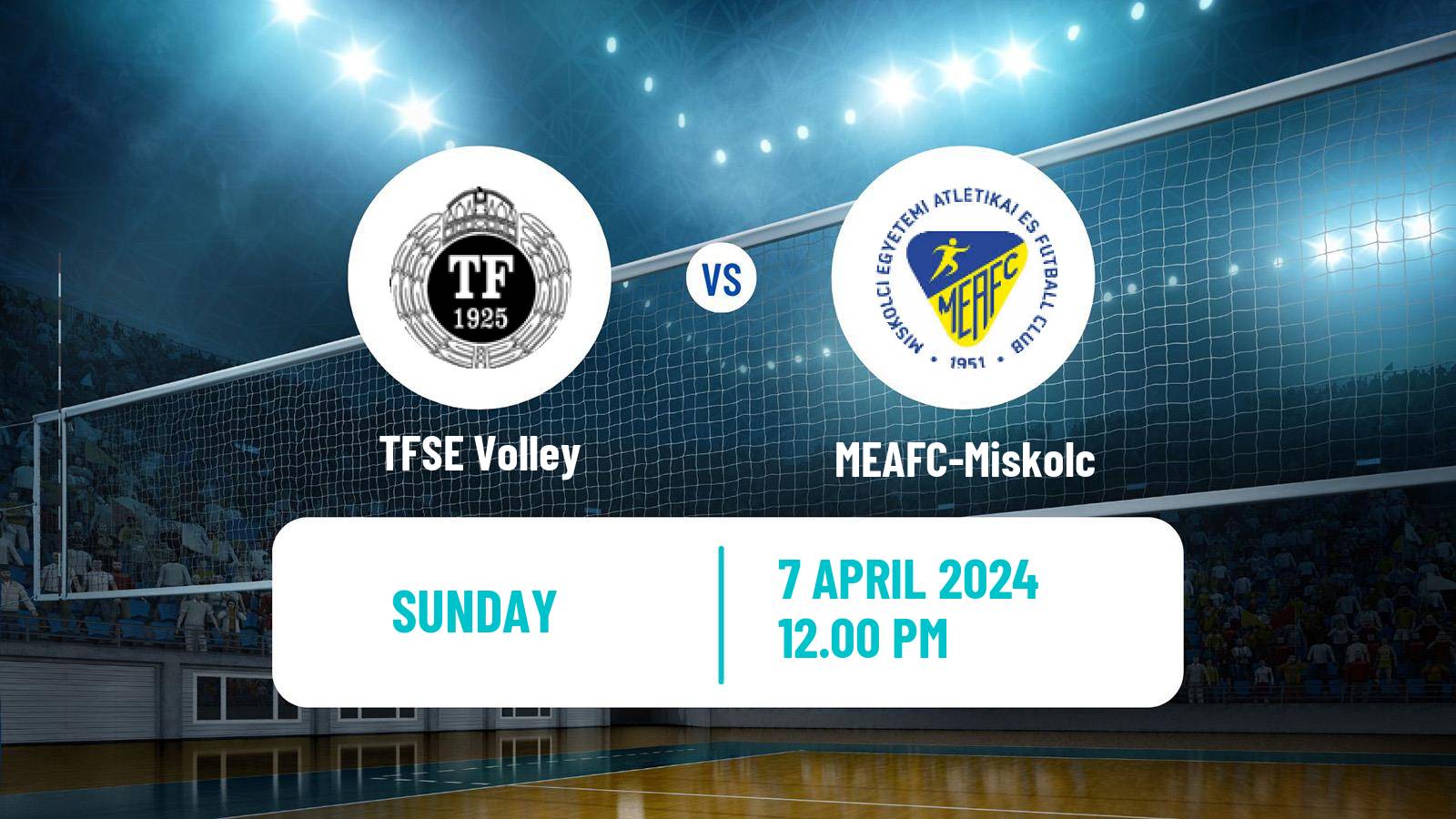Volleyball Hungarian Extraliga Volleyball TFSE - MEAFC-Miskolc