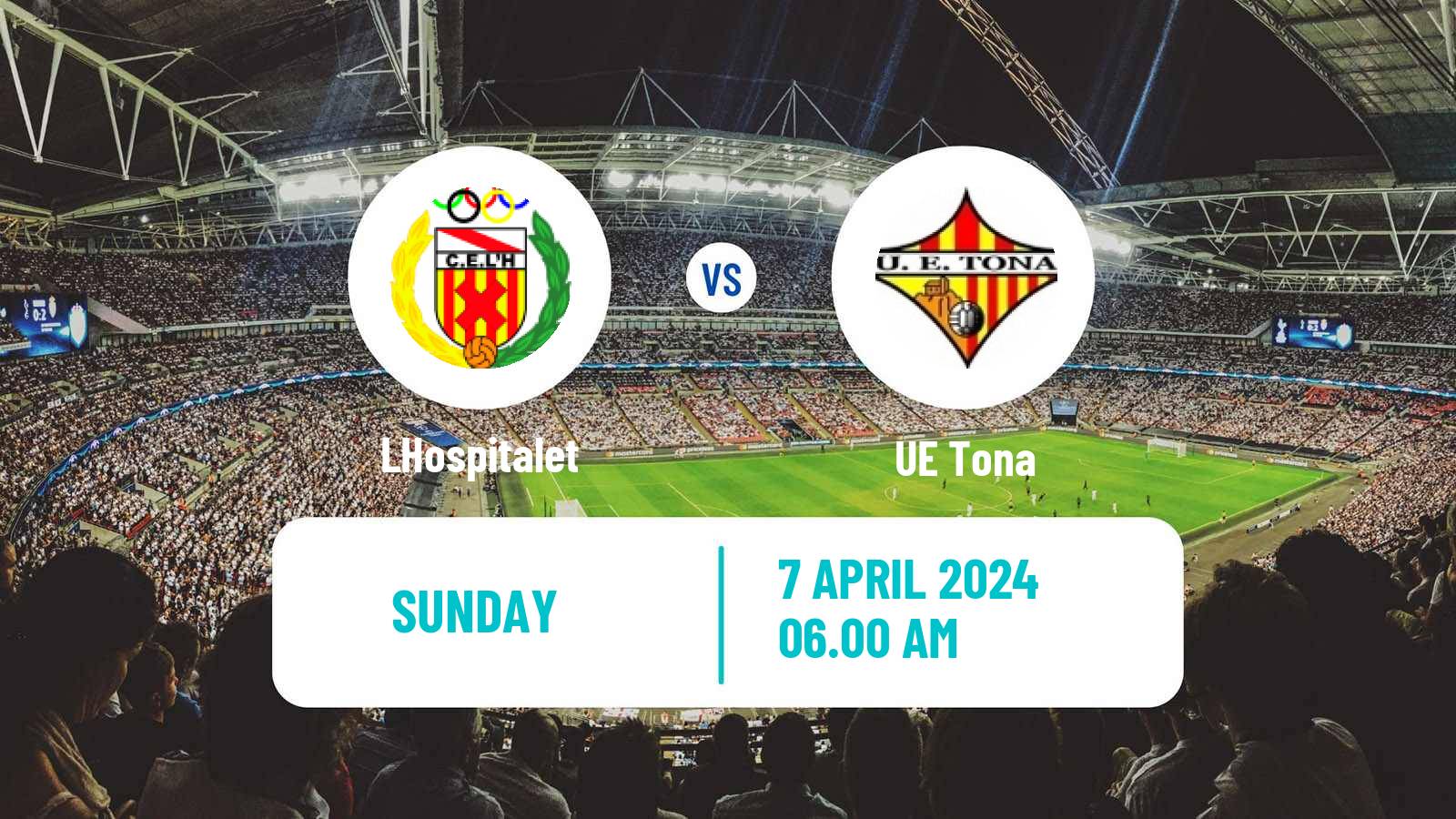 Soccer Spanish Tercera RFEF - Group 5 LHospitalet - Tona