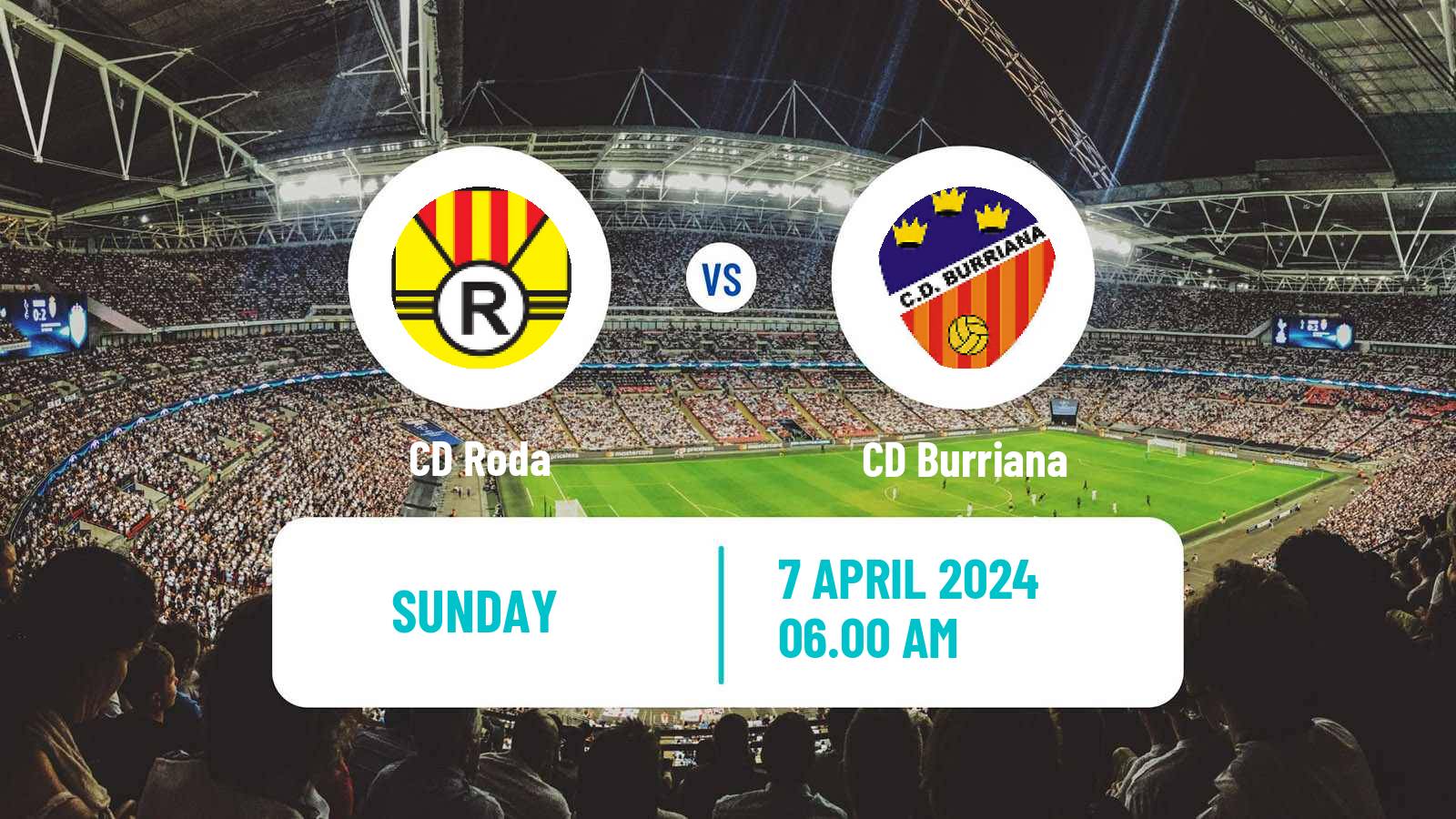 Soccer Spanish Tercera RFEF - Group 6 Roda - Burriana