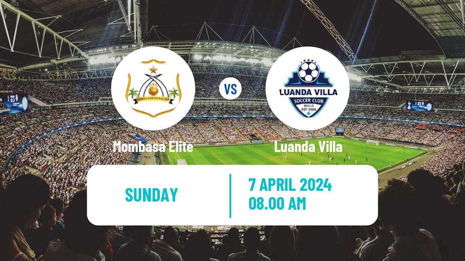 Soccer Kenyan Super League Mombasa Elite - Luanda Villa