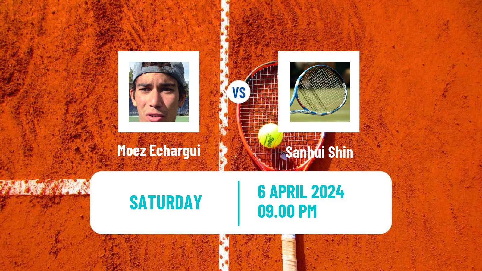 Tennis Busan Challenger Men Moez Echargui - Sanhui Shin