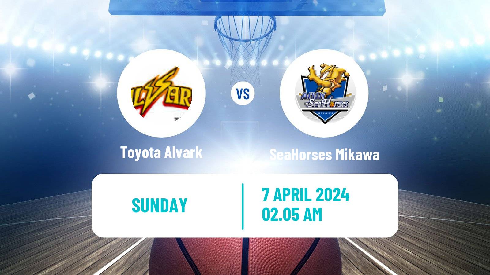 Basketball BJ League Toyota Alvark - SeaHorses Mikawa