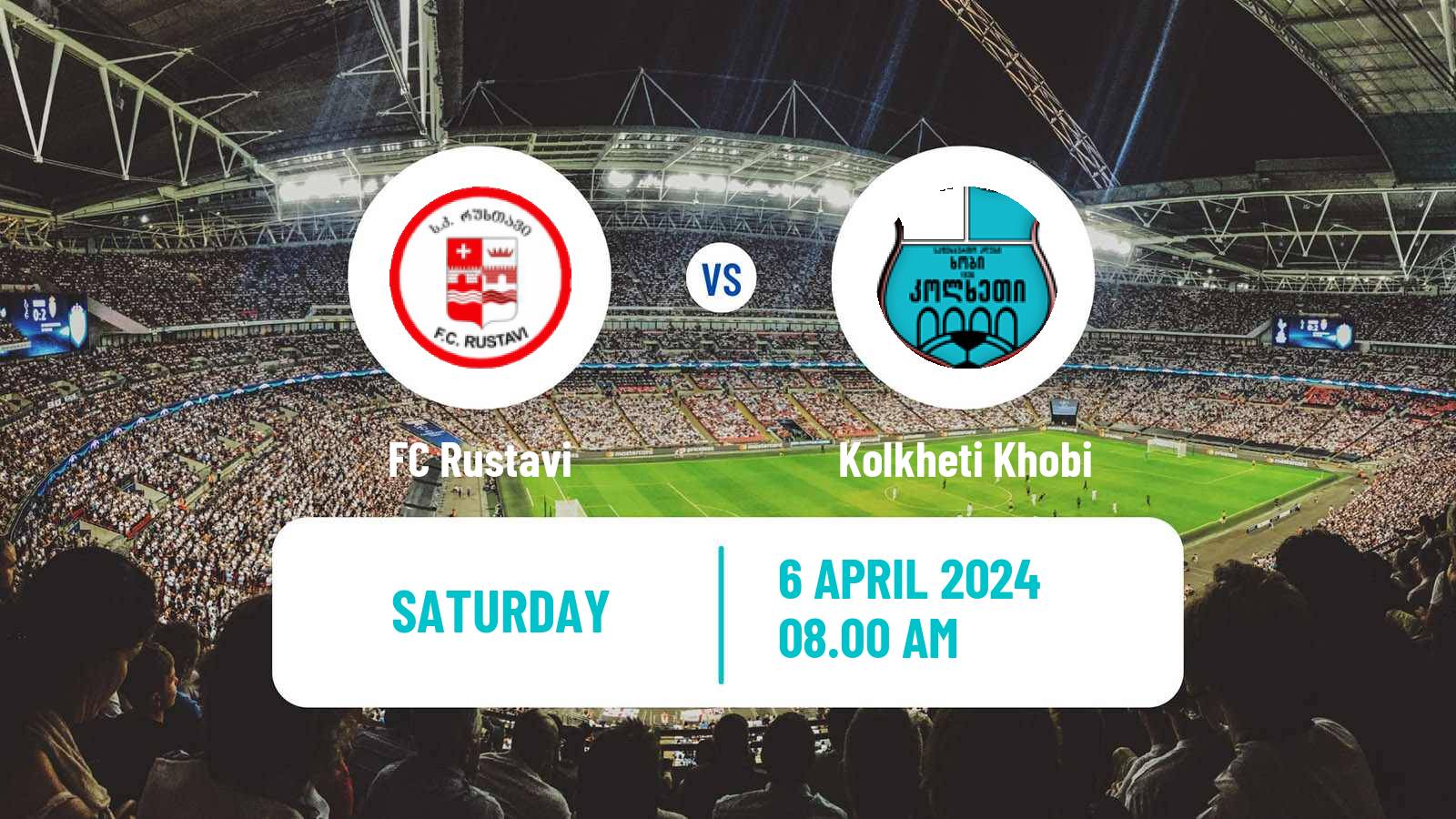 Soccer Georgian Erovnuli Liga 2 Rustavi - Kolkheti Khobi